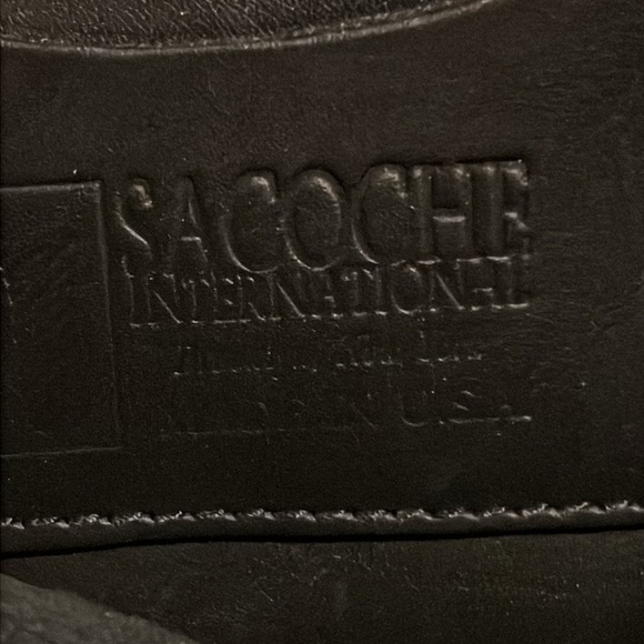 Sacoche International USA Leather vintage messenger bag - Picture 8 of 10
